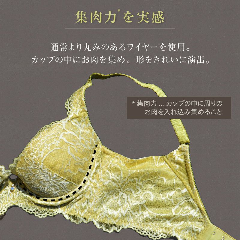 グラモアコレクションピオニーブラ&デザインショーツ | glamore